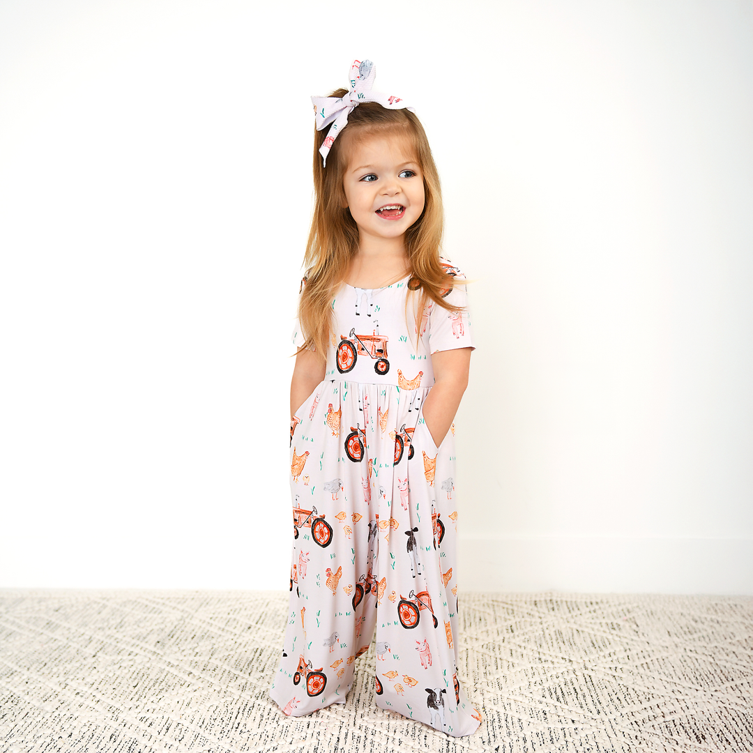 Millie Moo WIDE LEG ROMPER - Gigi and Max