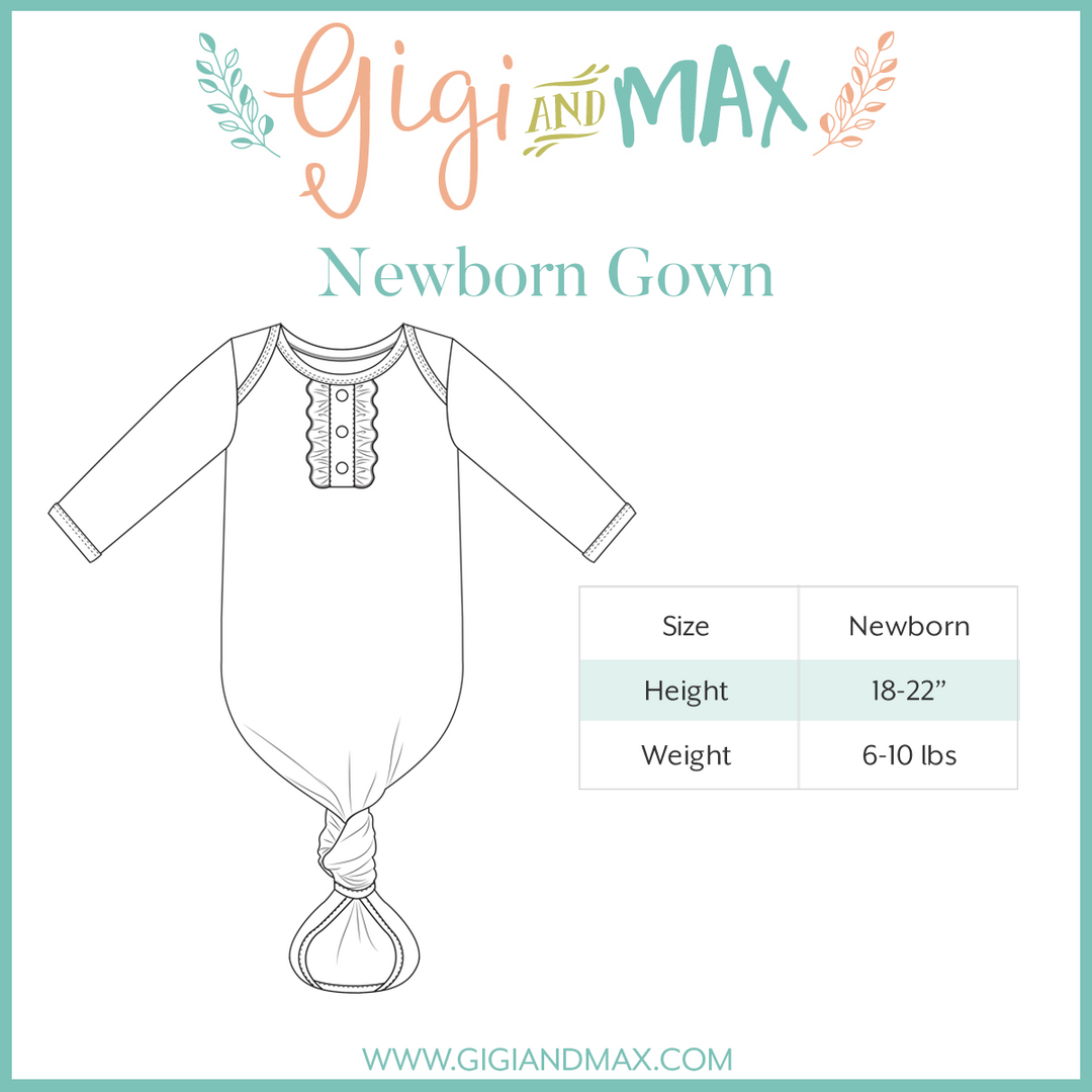 Luke Blue Western GOWN - Gigi and Max