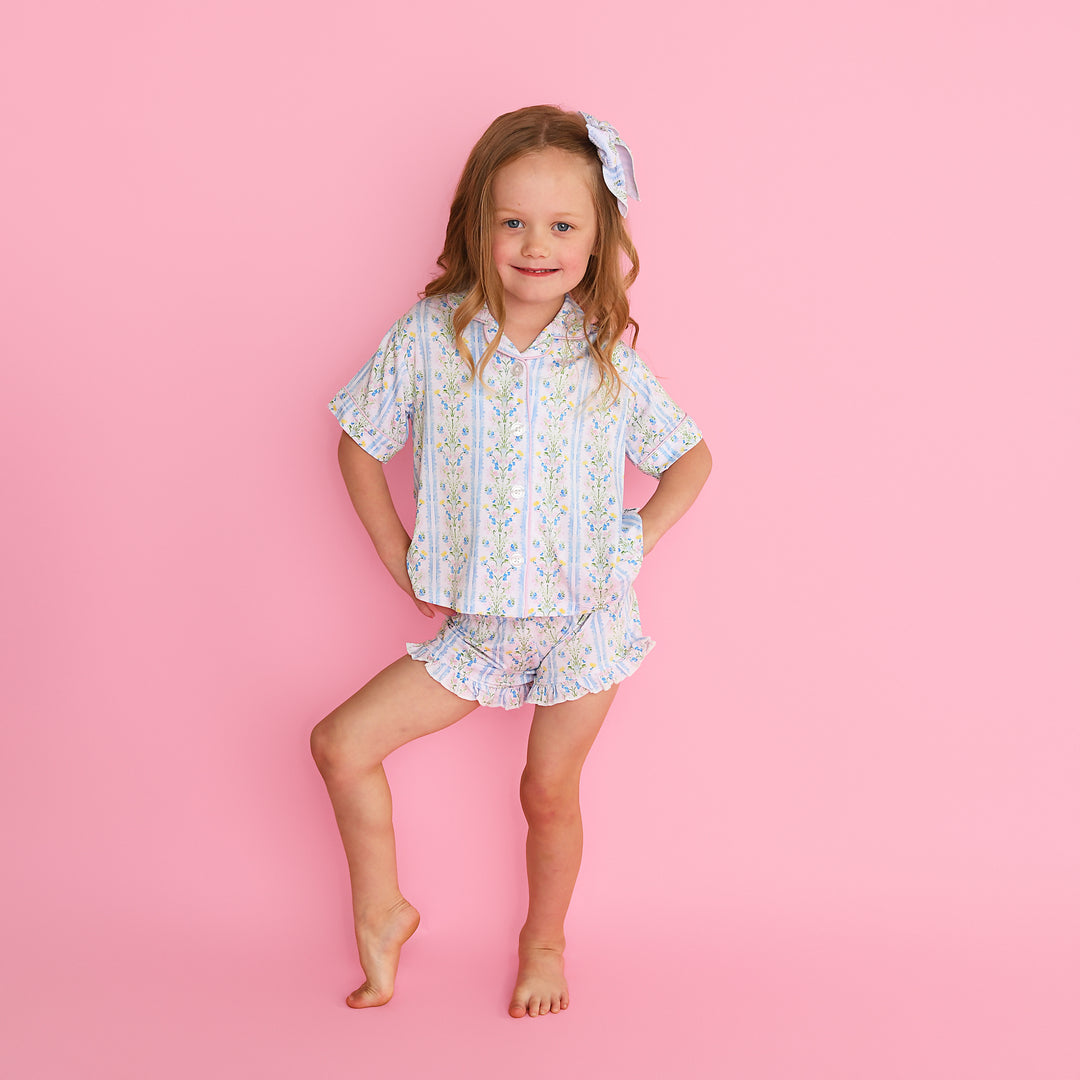 Nora RUFFLE LOUNGE SHORT SET - Gigi and Max