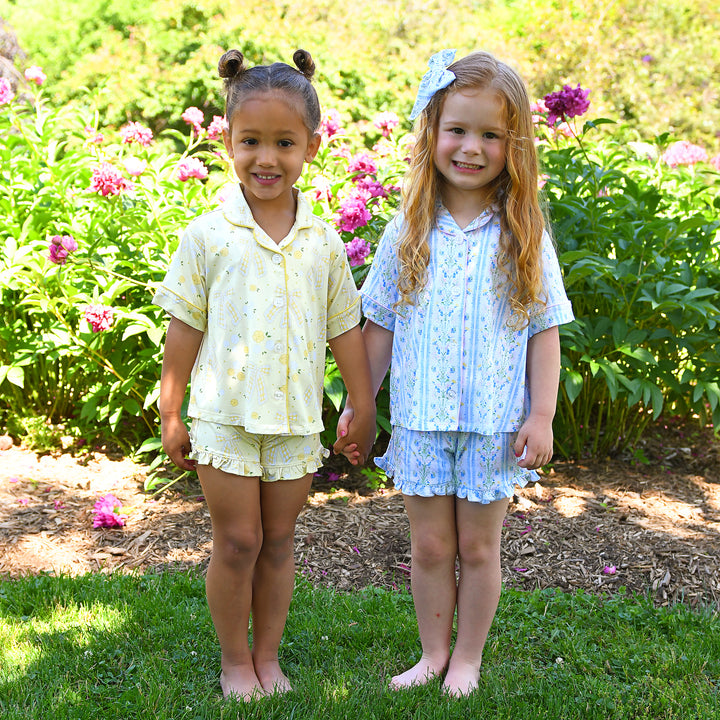 Nora RUFFLE LOUNGE SHORT SET - Gigi and Max