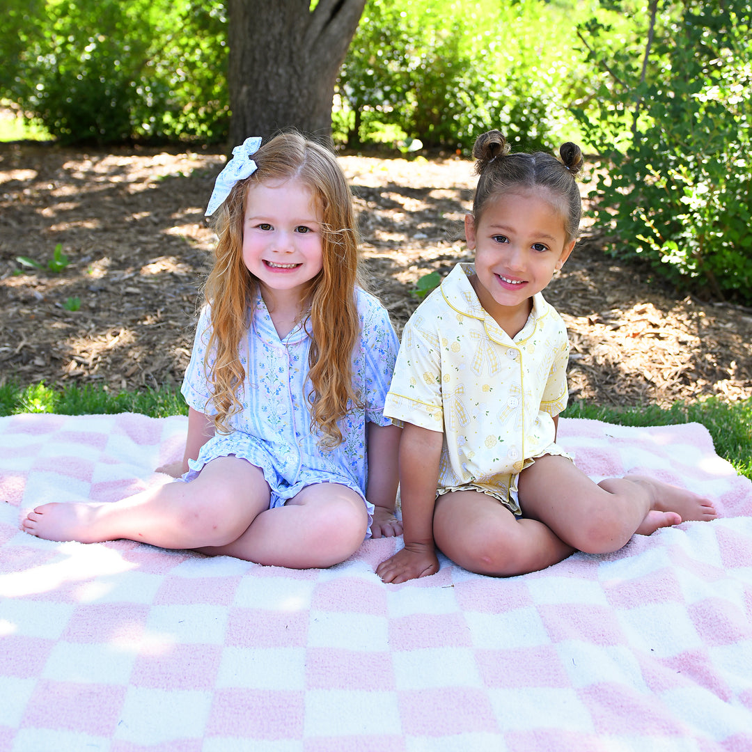 Nora RUFFLE LOUNGE SHORT SET - Gigi and Max