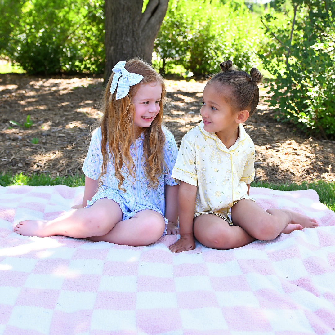 Nora RUFFLE LOUNGE SHORT SET - Gigi and Max