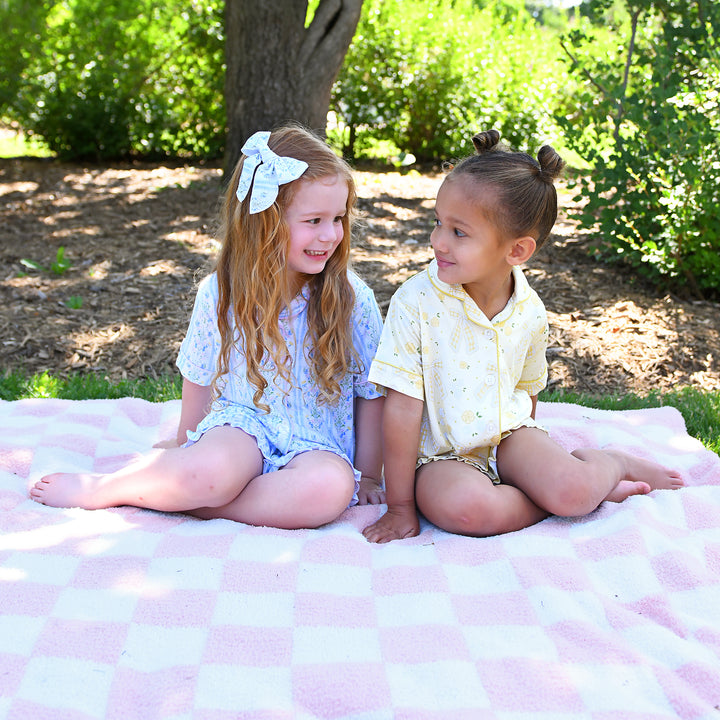 Nora RUFFLE LOUNGE SHORT SET - Gigi and Max