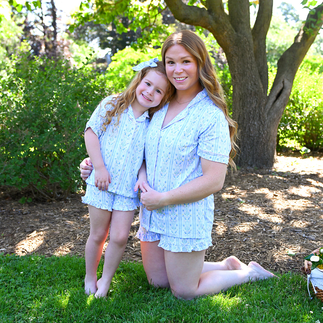 Nora RUFFLE LOUNGE SHORT SET - Gigi and Max