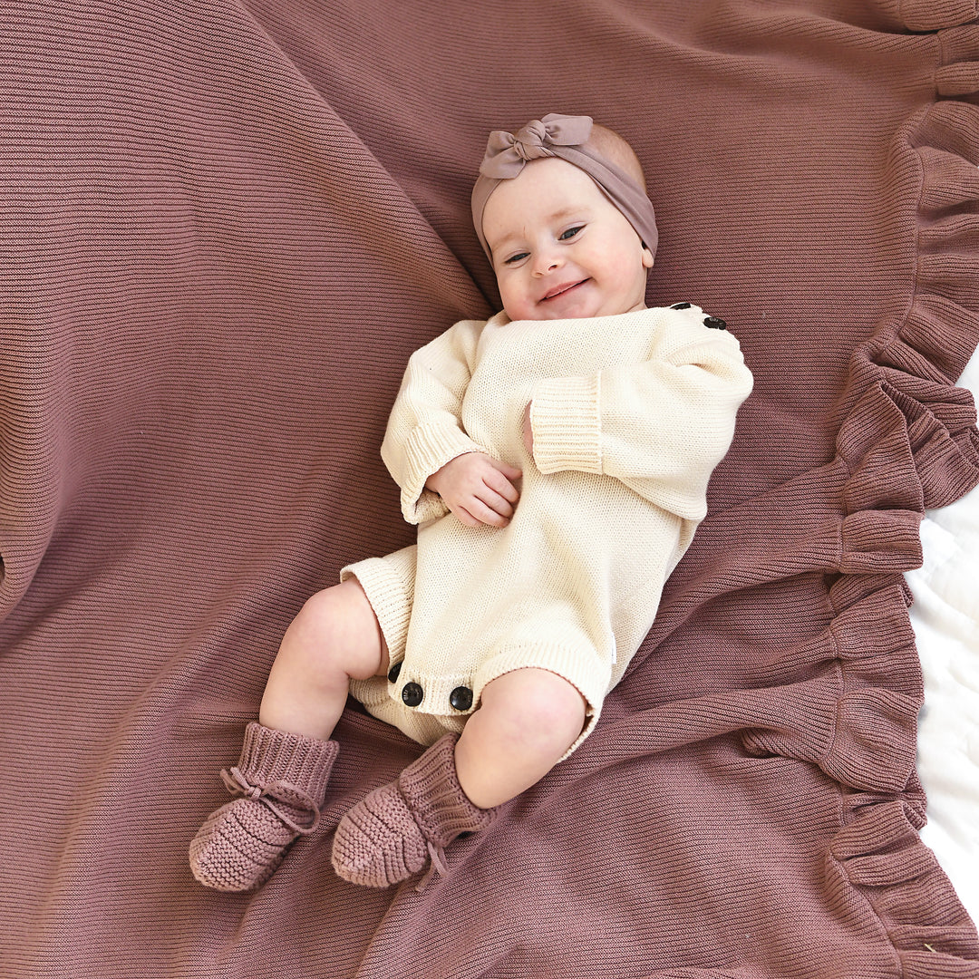 Oatmeal KNIT BUBBLE - Gigi and Max