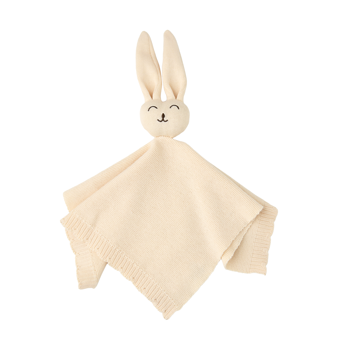 Oatmeal KNIT BUNNY LOVEY - Gigi and Max