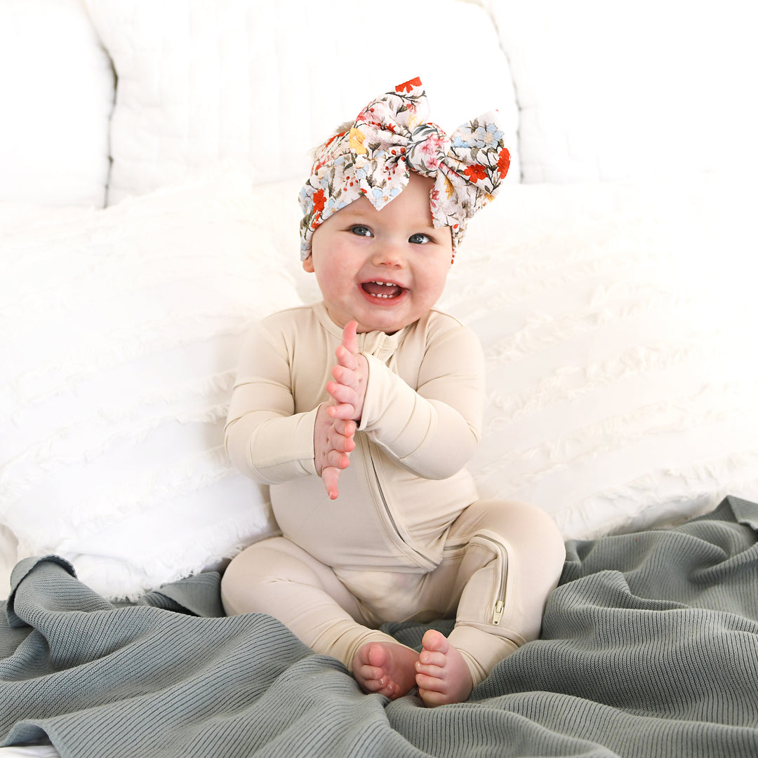 Eucalyptus KNIT BLANKET - Gigi and Max