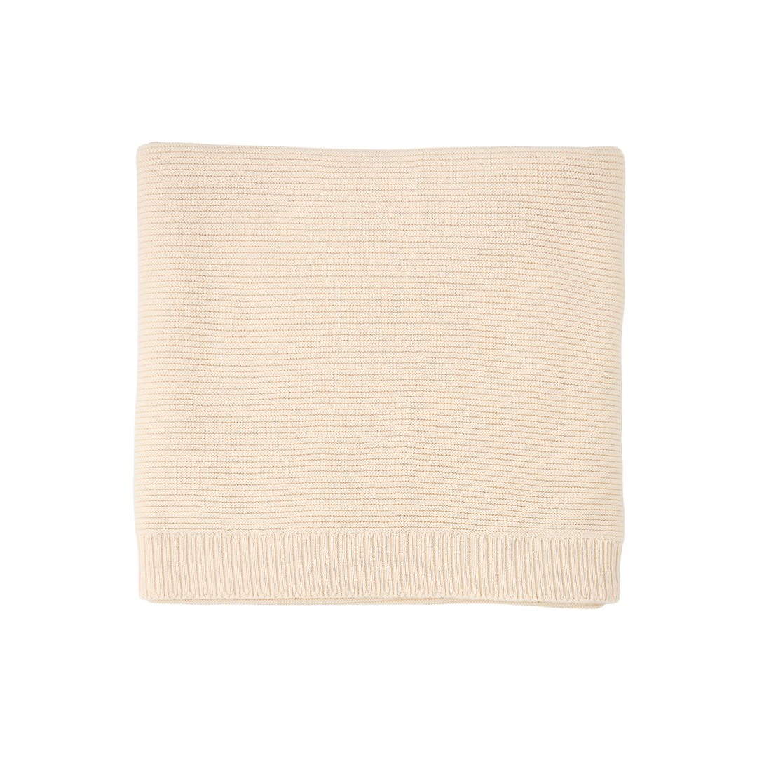 Oatmeal KNIT BLANKET - Gigi and Max