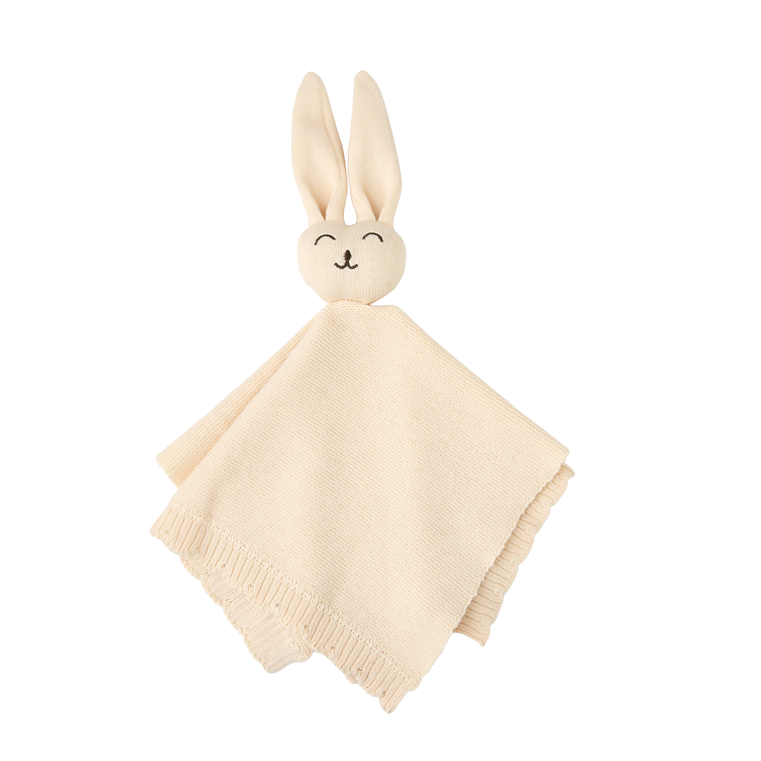 Oatmeal KNIT BUNNY LOVEY - Gigi and Max