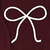 Maroon Bow