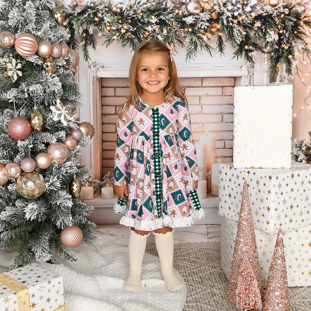 Pearl BUTTON DRESS - Gigi and Max