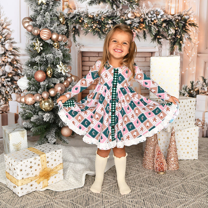 Pearl BUTTON DRESS - Gigi and Max