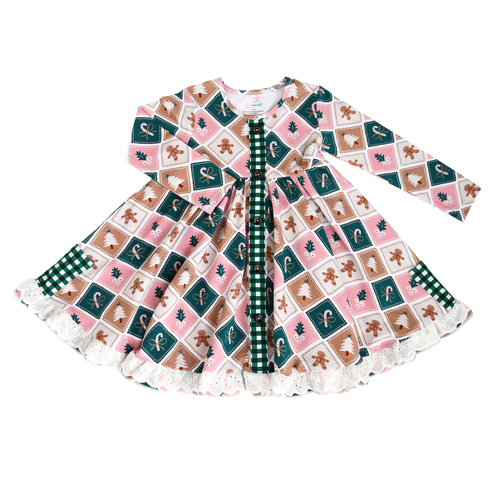 Pearl BUTTON DRESS - Gigi and Max