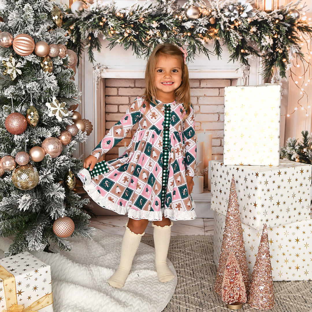 Pearl BUTTON DRESS - Gigi and Max