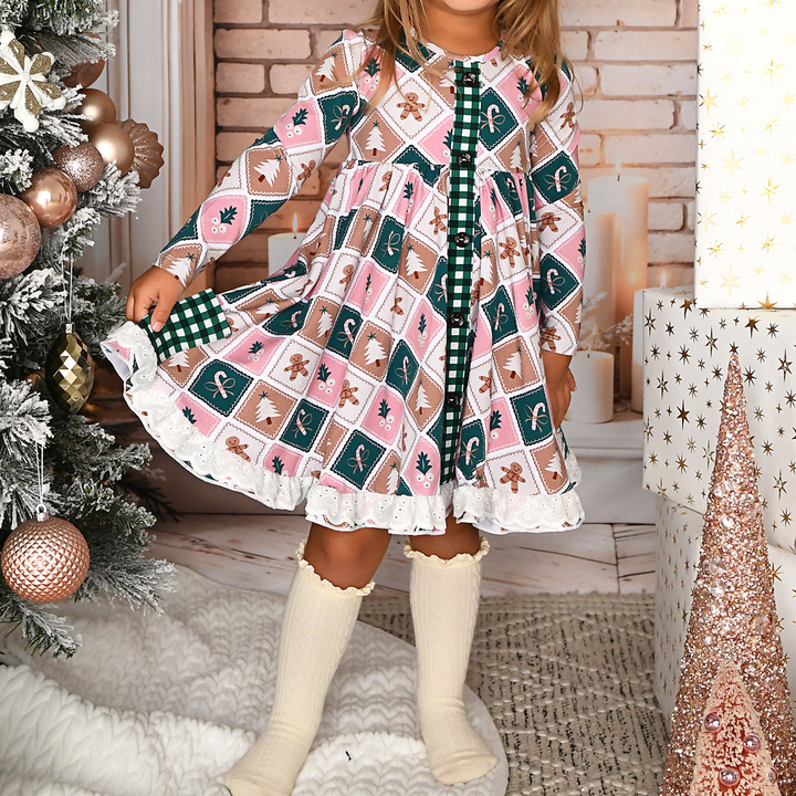 Pearl BUTTON DRESS - Gigi and Max