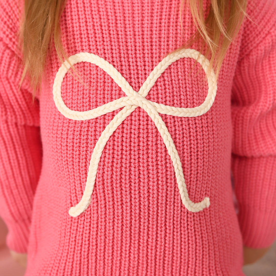 Pink Bow SWEATER