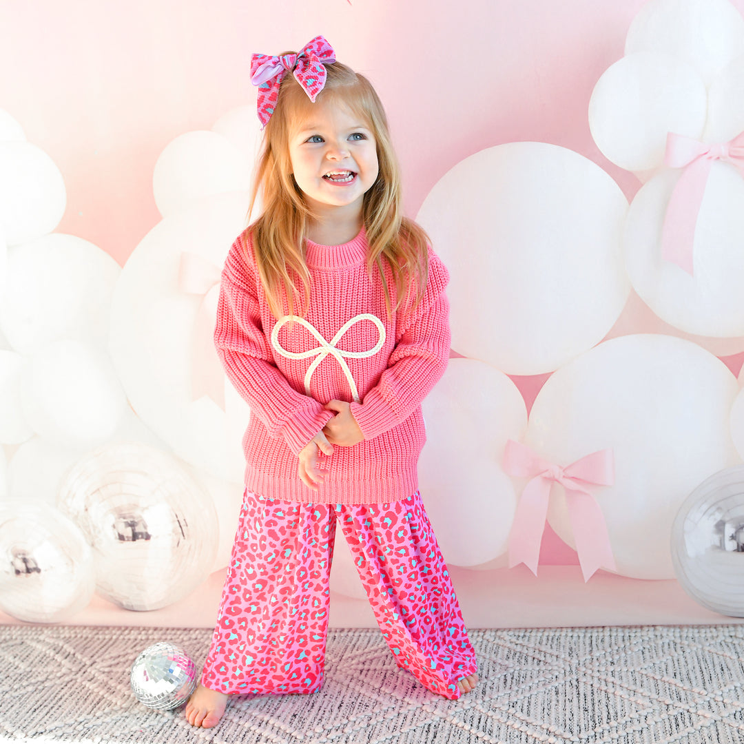 Pink Bow SWEATER