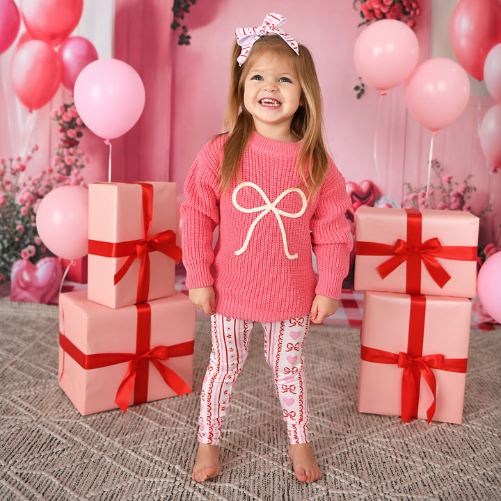 Pink Bow SWEATER