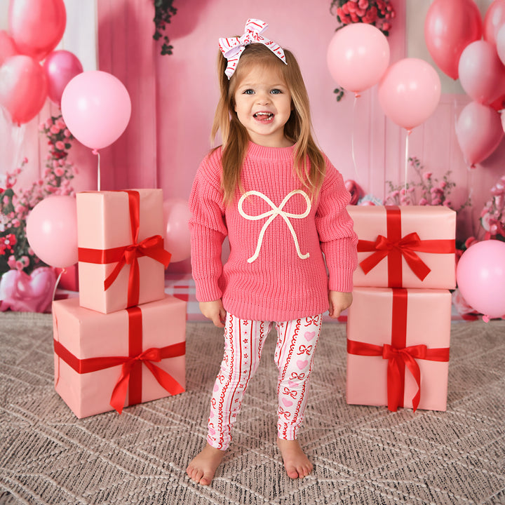 Pink Bow SWEATER