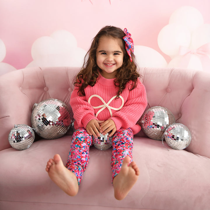 Pink Bow SWEATER