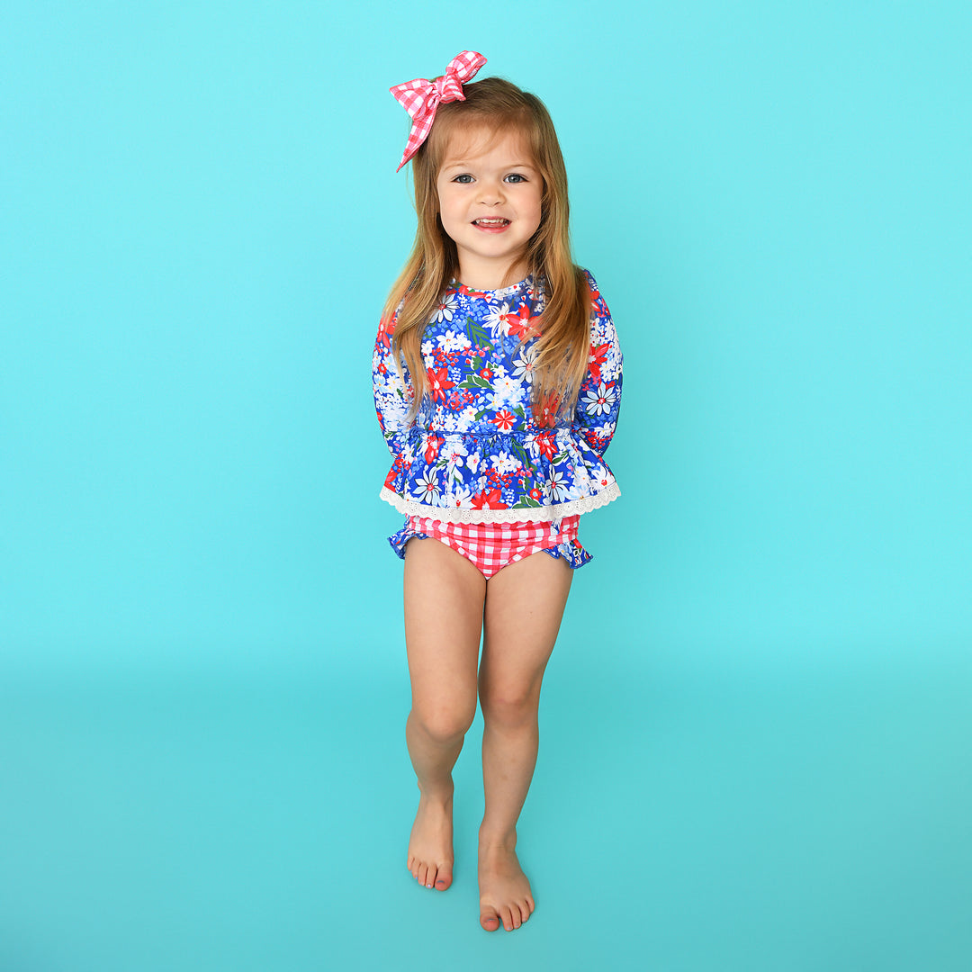 Presley RASH GUARD TWO PIECE SWIM SET - Gigi and Max