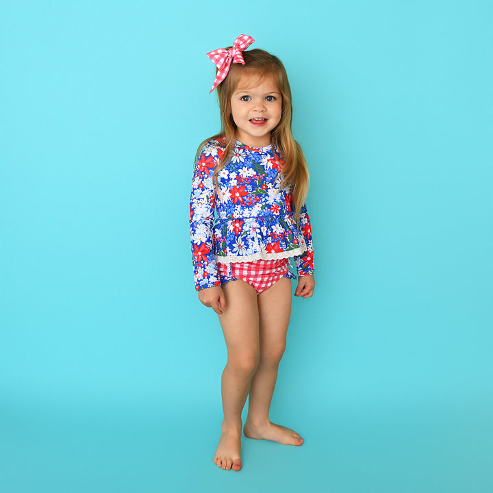 Presley RASH GUARD TWO PIECE SWIM SET - Gigi and Max