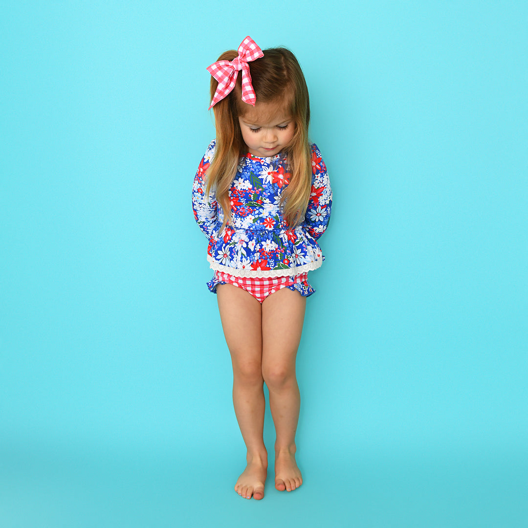 Presley RASH GUARD TWO PIECE SWIM SET - Gigi and Max