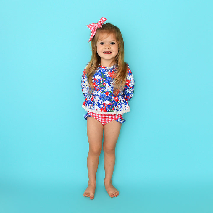 Presley RASH GUARD TWO PIECE SWIM SET - Gigi and Max