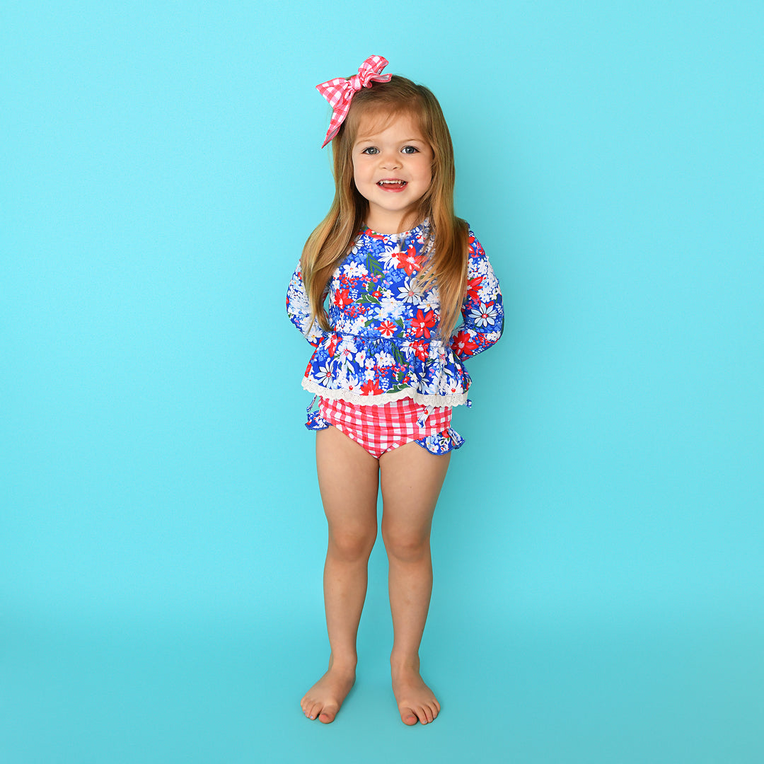 Presley RASH GUARD TWO PIECE SWIM SET - Gigi and Max