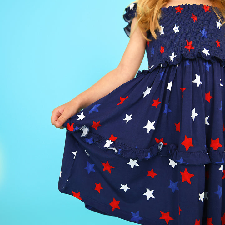 Sam SMOCKED DRESS - Gigi and Max