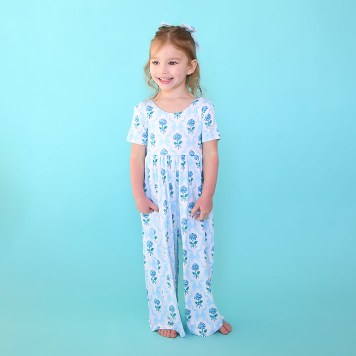 Savannah WIDE LEG ROMPER - Gigi and Max