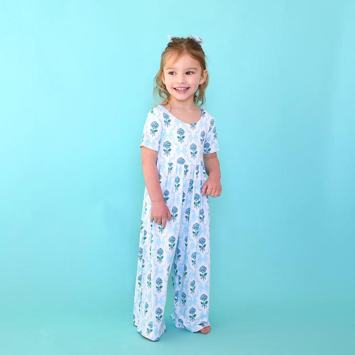Savannah WIDE LEG ROMPER - Gigi and Max