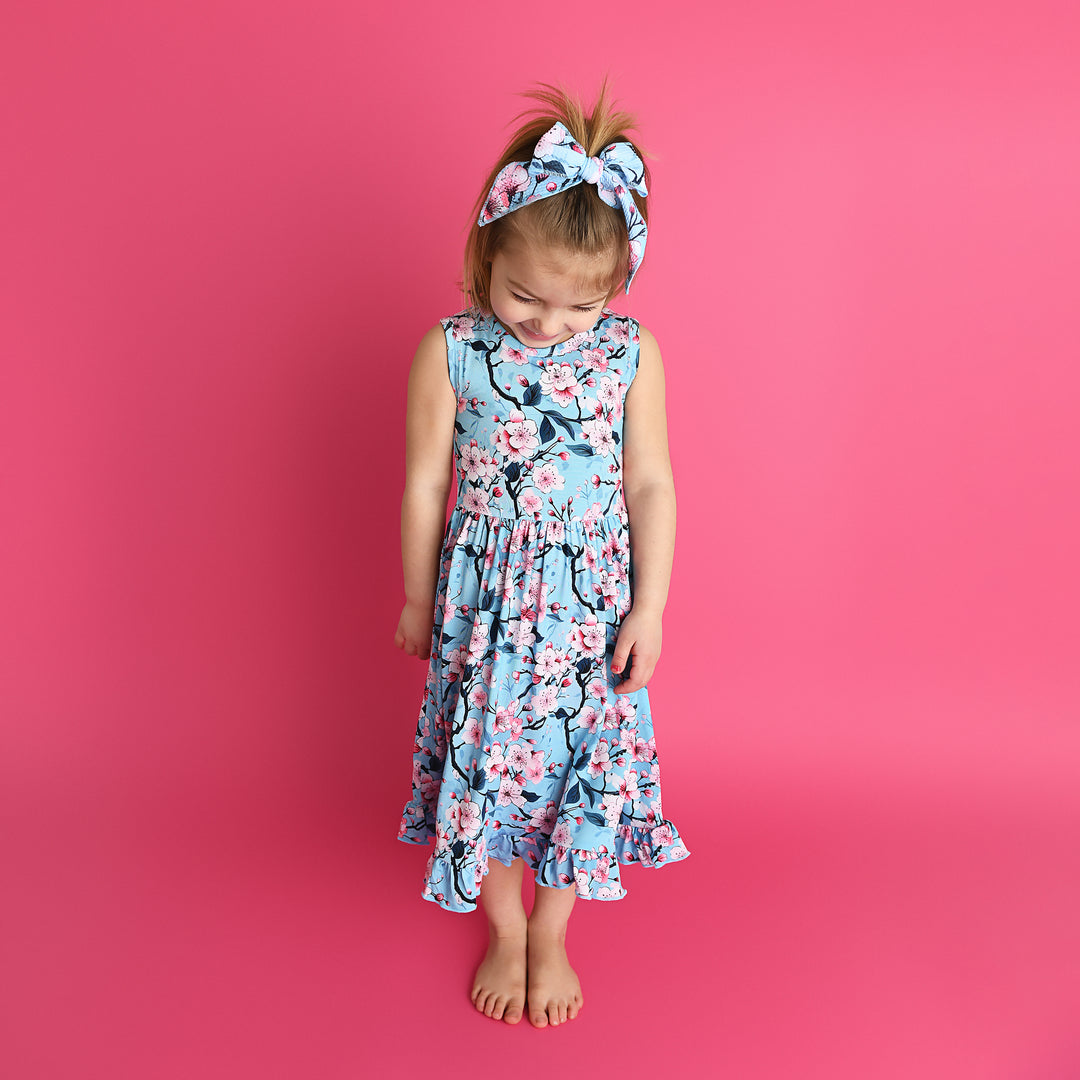 Sakura TANK RUFFLE TWIRL DRESS - Gigi and Max