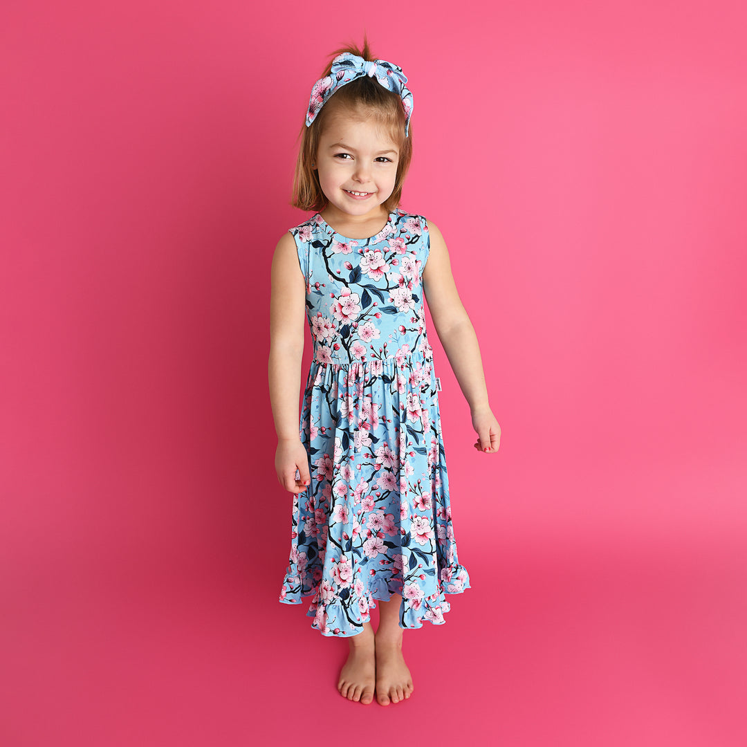 Sakura TANK RUFFLE TWIRL DRESS - Gigi and Max