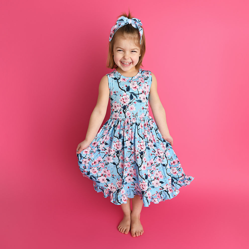 Sakura TANK RUFFLE TWIRL DRESS - Gigi and Max