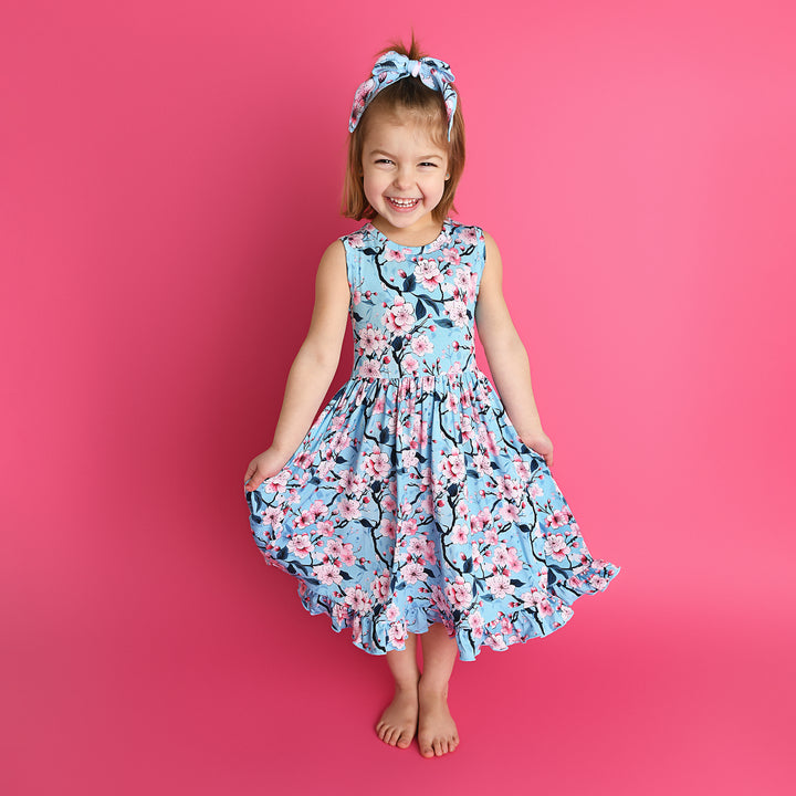 Sakura TANK RUFFLE TWIRL DRESS - Gigi and Max