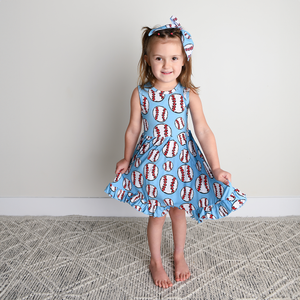 Bambino TANK RUFFLE TWIRL DRESS - Gigi and Max