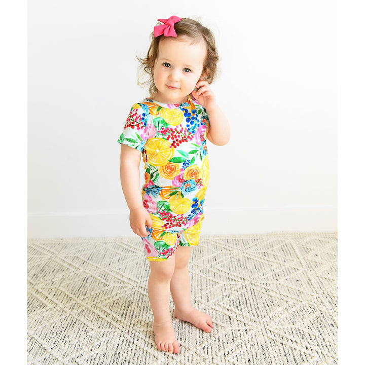 Lillyana Lemon TWO PIECE SHORTS - NO BUTTON - Gigi and Max