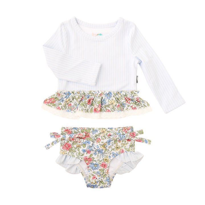 Vera RASH GUARD TWO PIECE SWIM SET - Gigi and Max