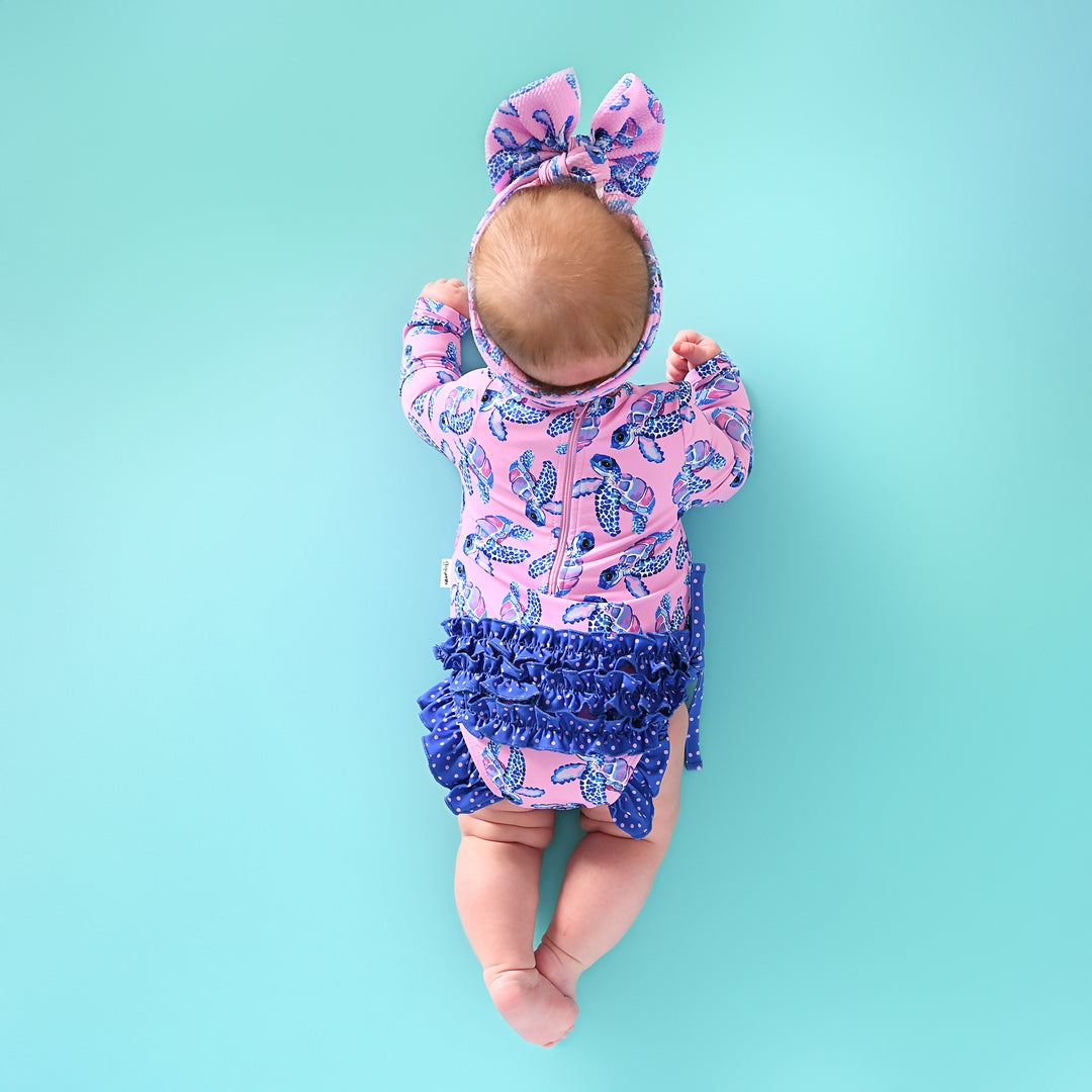Waverly LONG SLEEVE RASH GUARD SWIMSUIT - Gigi and Max