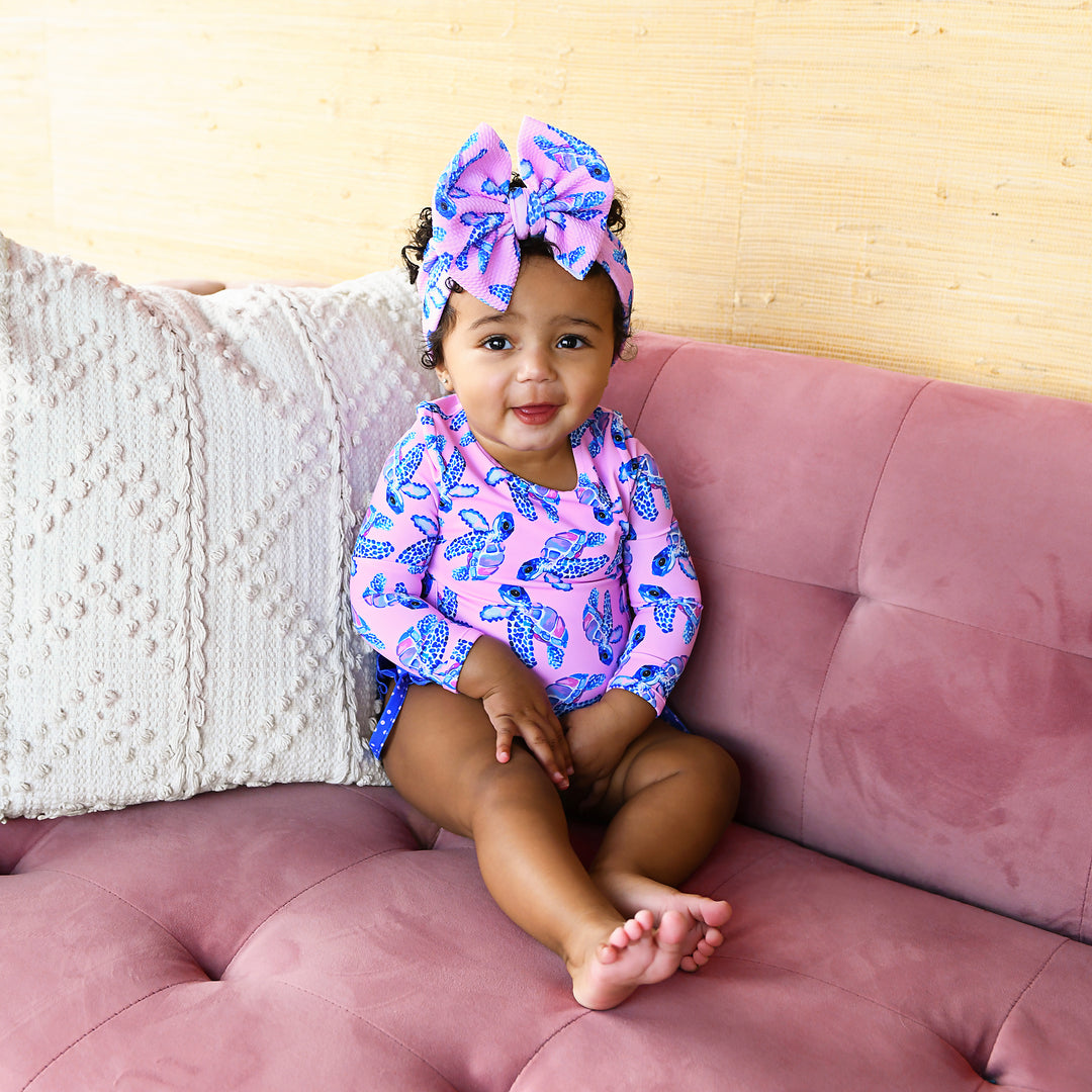 Waverly LONG SLEEVE RASH GUARD SWIMSUIT - Gigi and Max