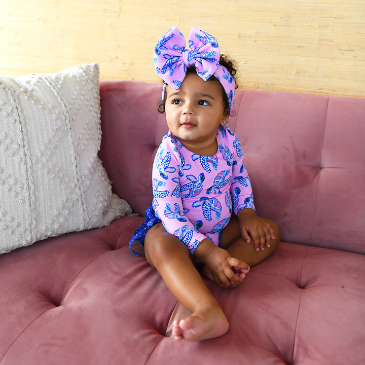 Waverly LONG SLEEVE RASH GUARD SWIMSUIT - Gigi and Max