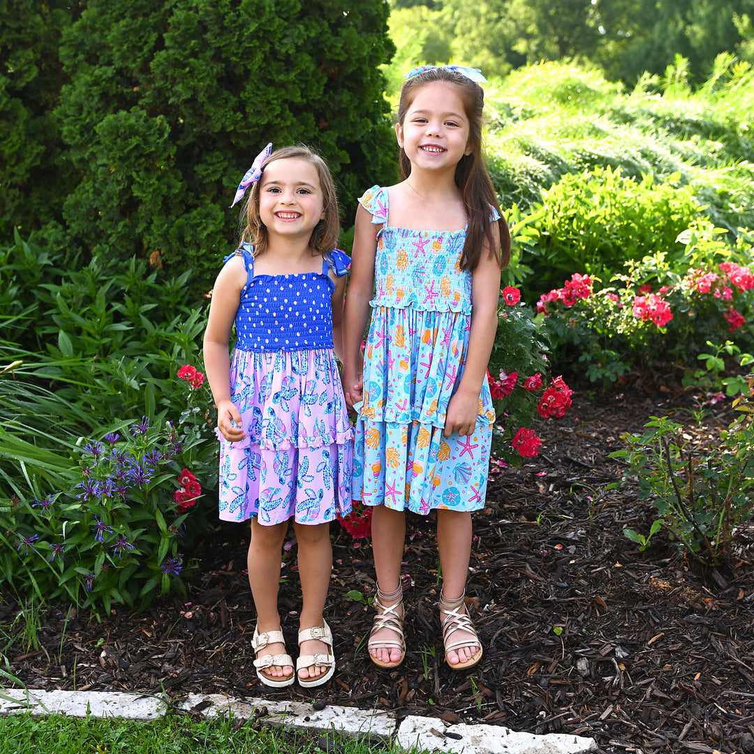 Marina SMOCKED DRESS