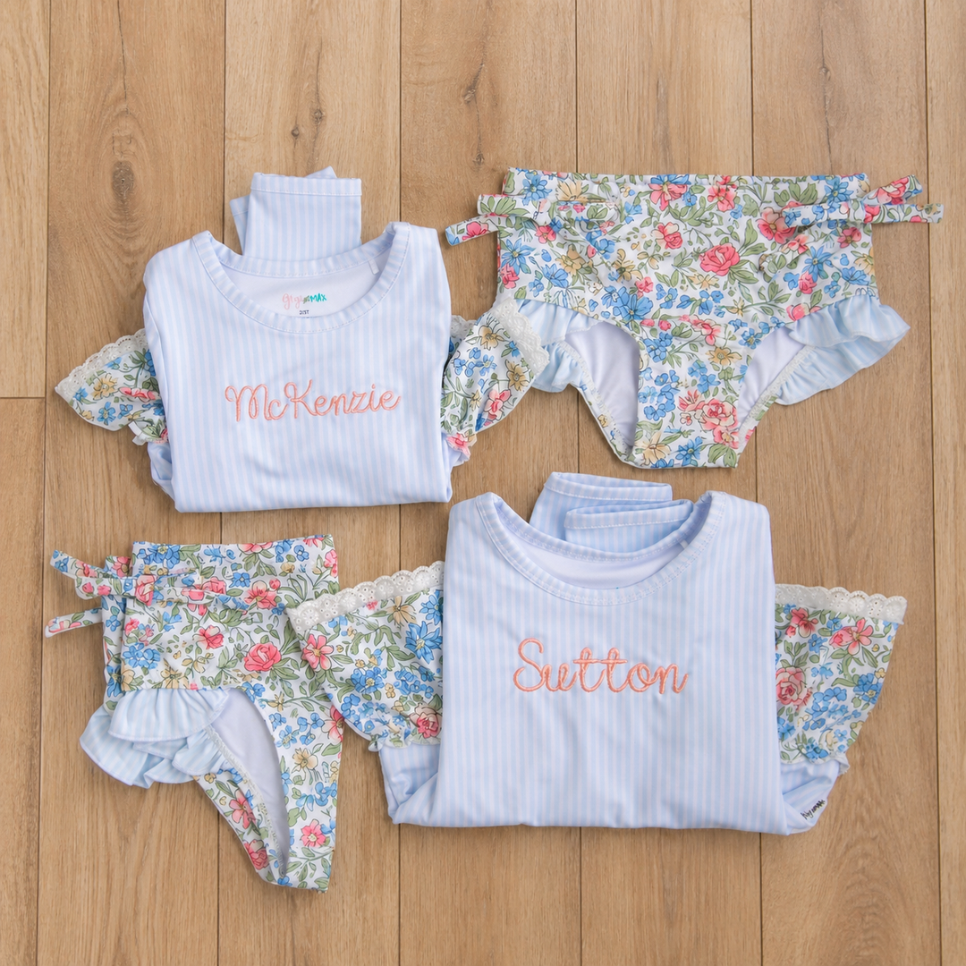 Vera RASH GUARD TWO PIECE SWIM SET