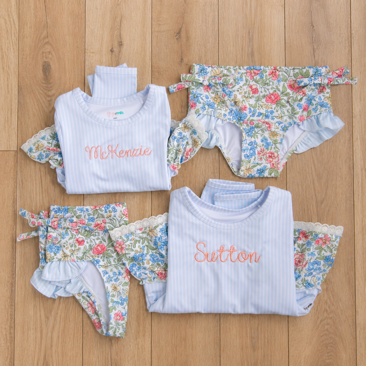 Vera RASH GUARD TWO PIECE SWIM SET