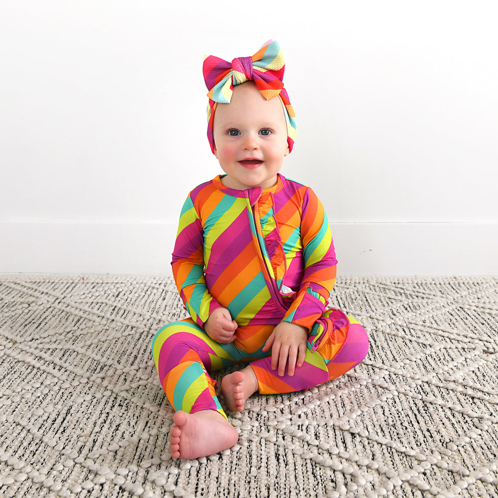 Amanda Stripe HEADWRAP - Gigi and Max