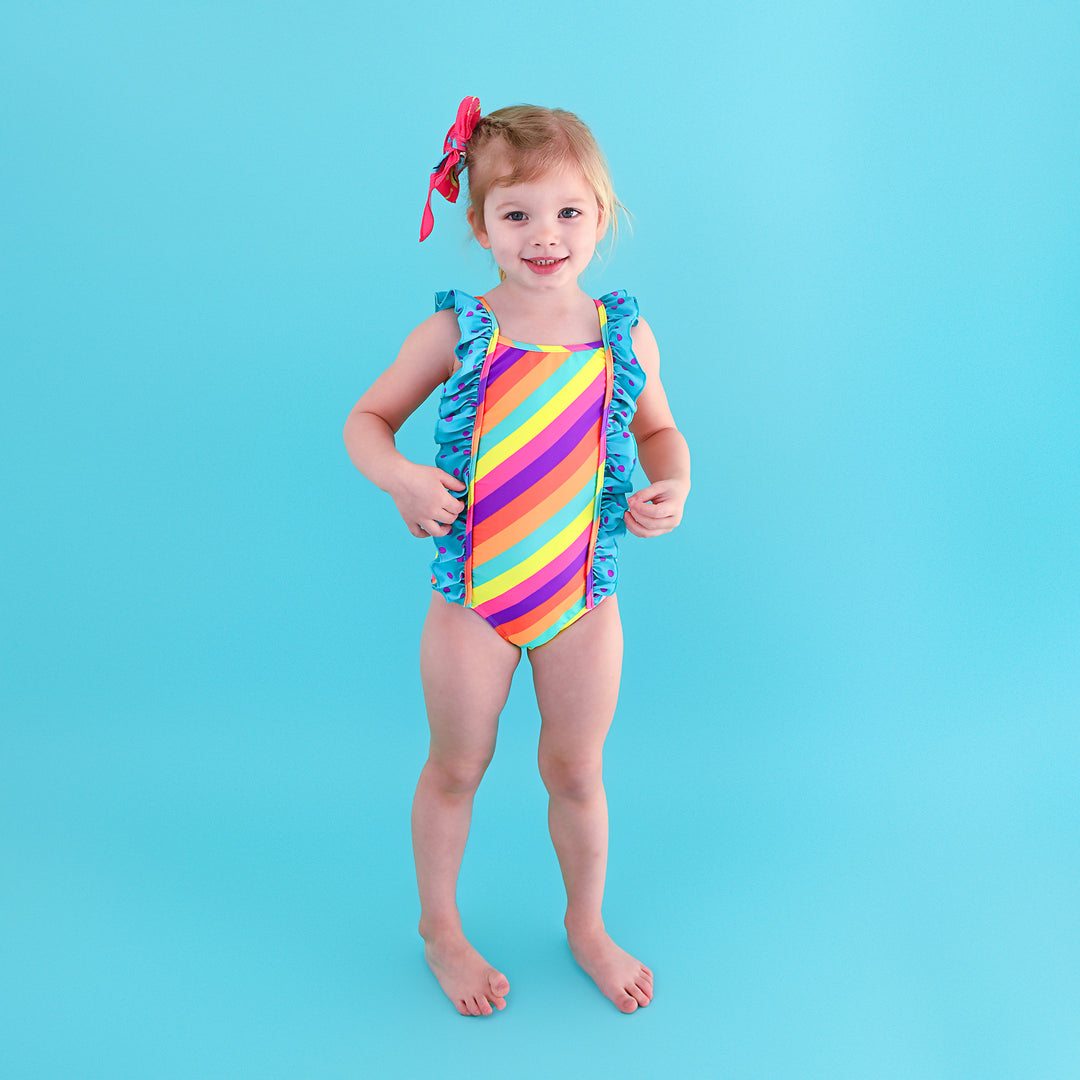 Amanda Stripe CLIP BOW - Gigi and Max