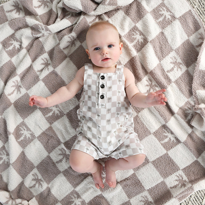 Beau Palm Tree PLUSH BLANKET - Gigi and Max