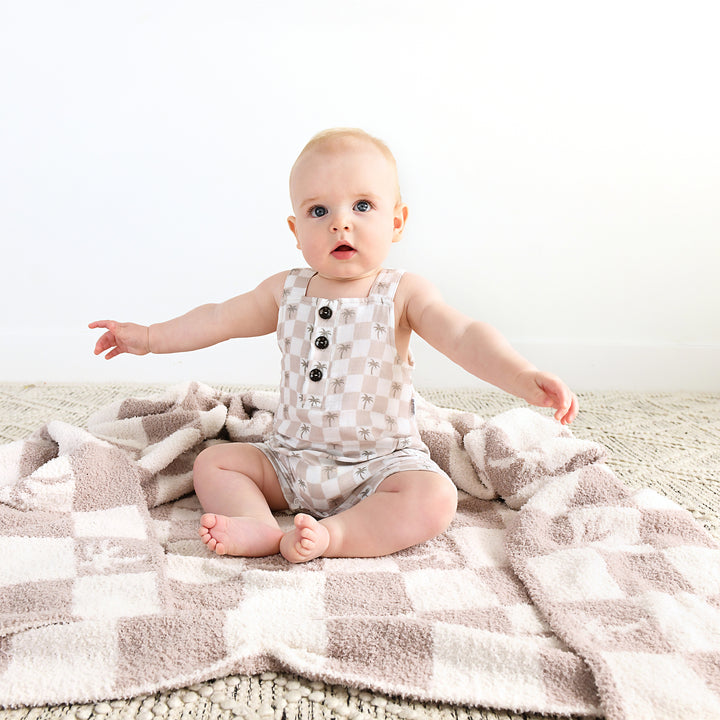 Beau Palm Tree PLUSH BLANKET - Gigi and Max