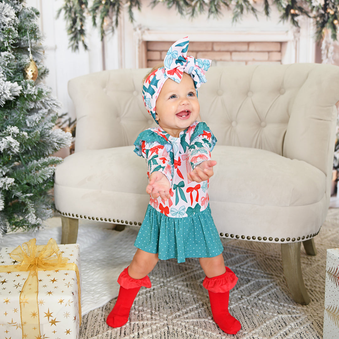 Red RUFFLE SOCKS - Gigi and Max